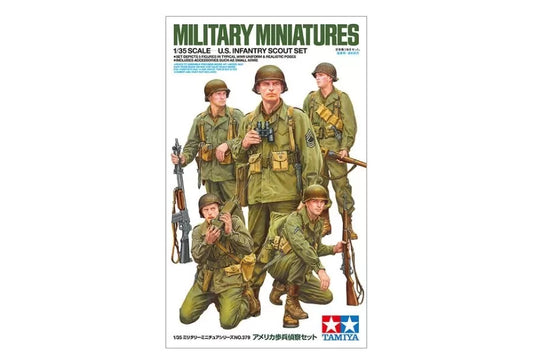 Tamiya 1/35 US Infantry Scout Set Scaled Plastic Model Kit