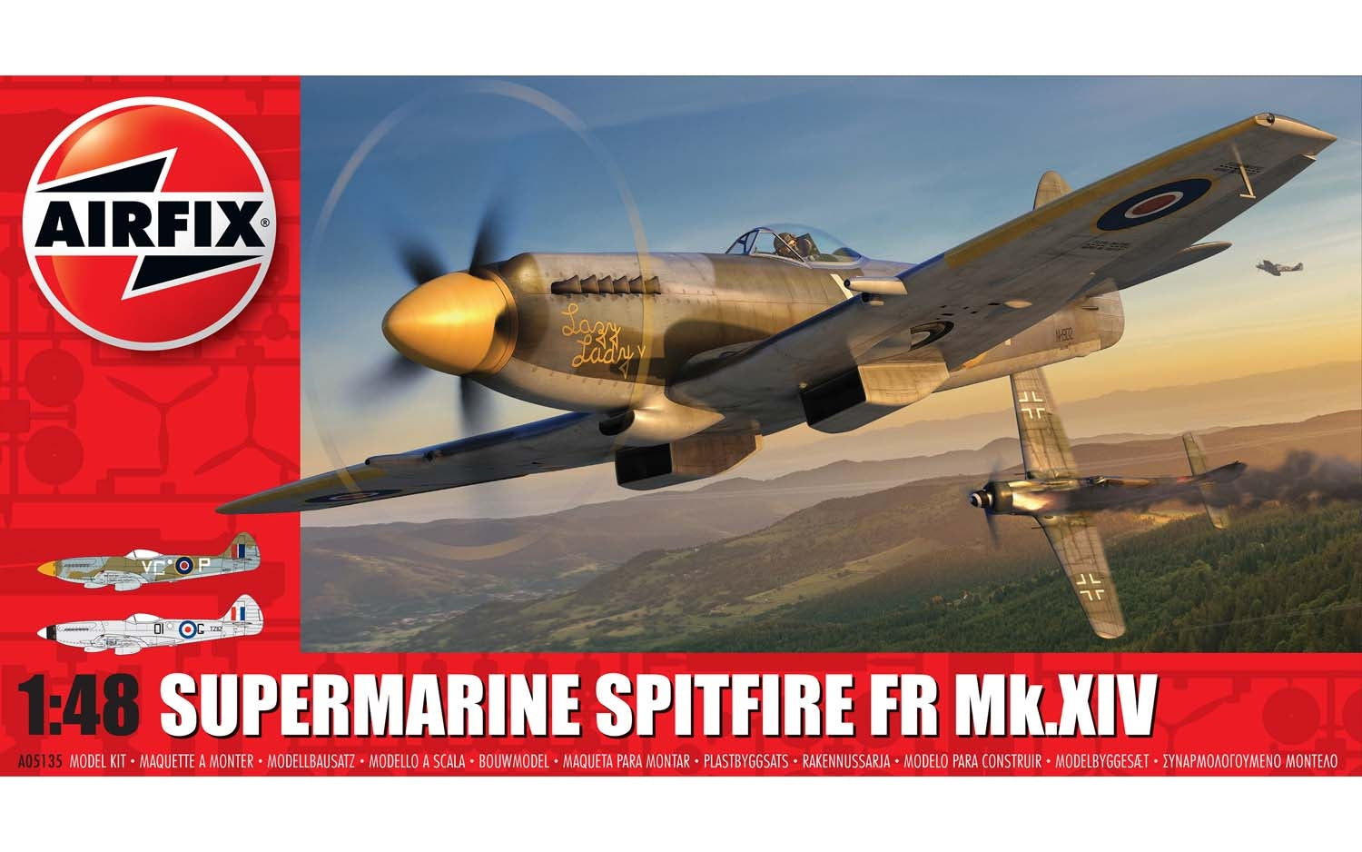 Airfix - Supermarine Spitfire FR MK.XIV 1:48 - Aussie Hobbies 