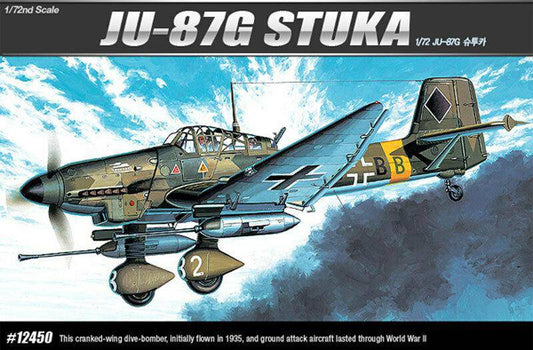 Academy 1/72 JU-87G STUKA TANK BUSTER PLASTIC MODEL KIT - Aussie Hobbies 