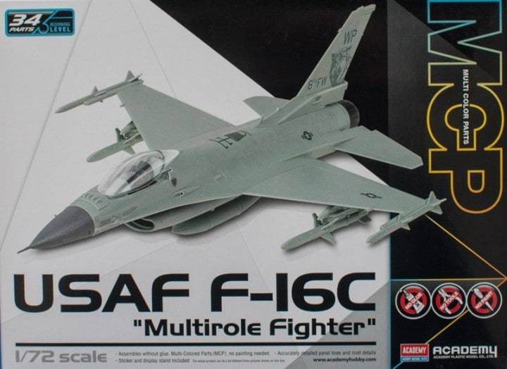 ACADEMY 1/72 USAF F-16C MULTIROLE FIGHTER - Aussie Hobbies 