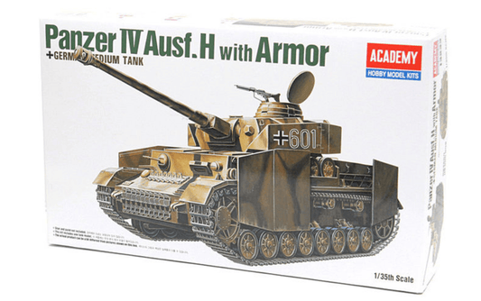 Academy - German Panzer IV H with Armour 1:35 Model Kit - Aussie Hobbies 