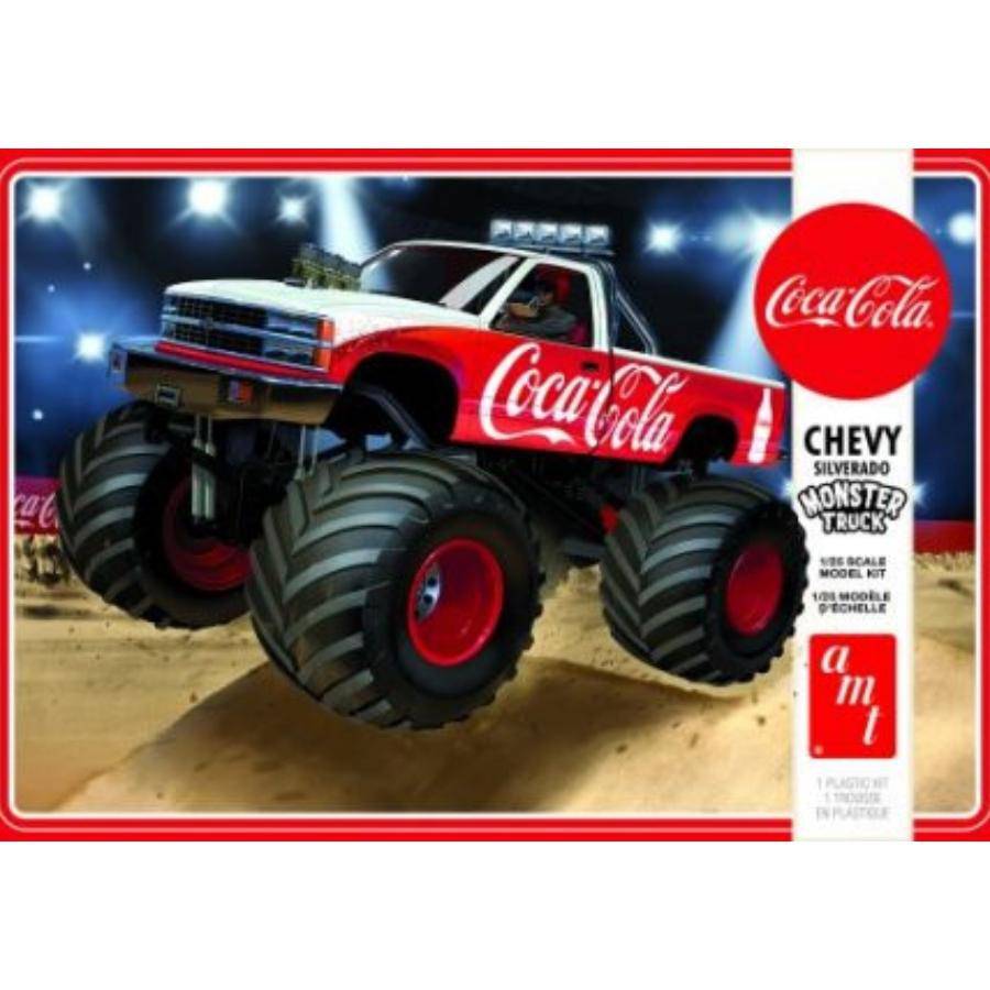 AMT - 1988 Chevy Silverado Monster Truck 1:25 Model Kit - Aussie Hobbies 