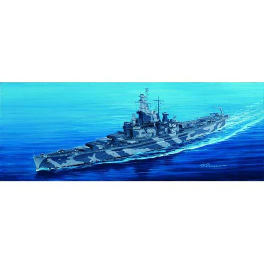 Trumpeter - USS Alabama BB-60 1:350 Model Kit - Aussie Hobbies 