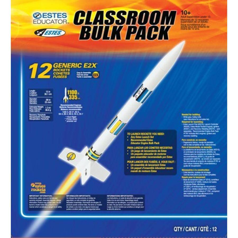 Estes - Generic E2X Beginner Model Rocket Bulk Pack - Aussie Hobbies 