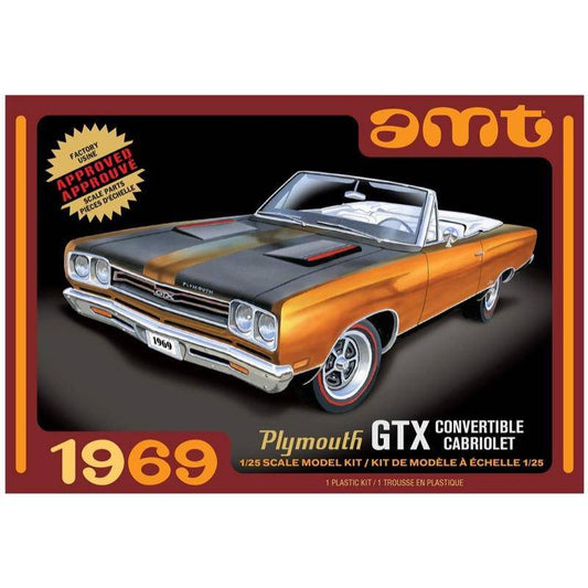 AMT - 1969 Plymouth GTX Convertible 1/25 - Aussie Hobbies 