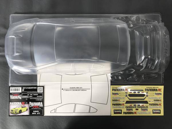 Subaru wrx hot sale rc body