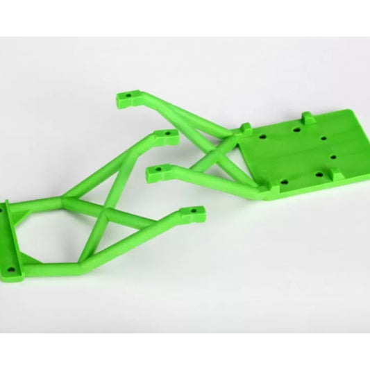 Traxxas Front & Rear Skid Plates (Green) - Aussie Hobbies 