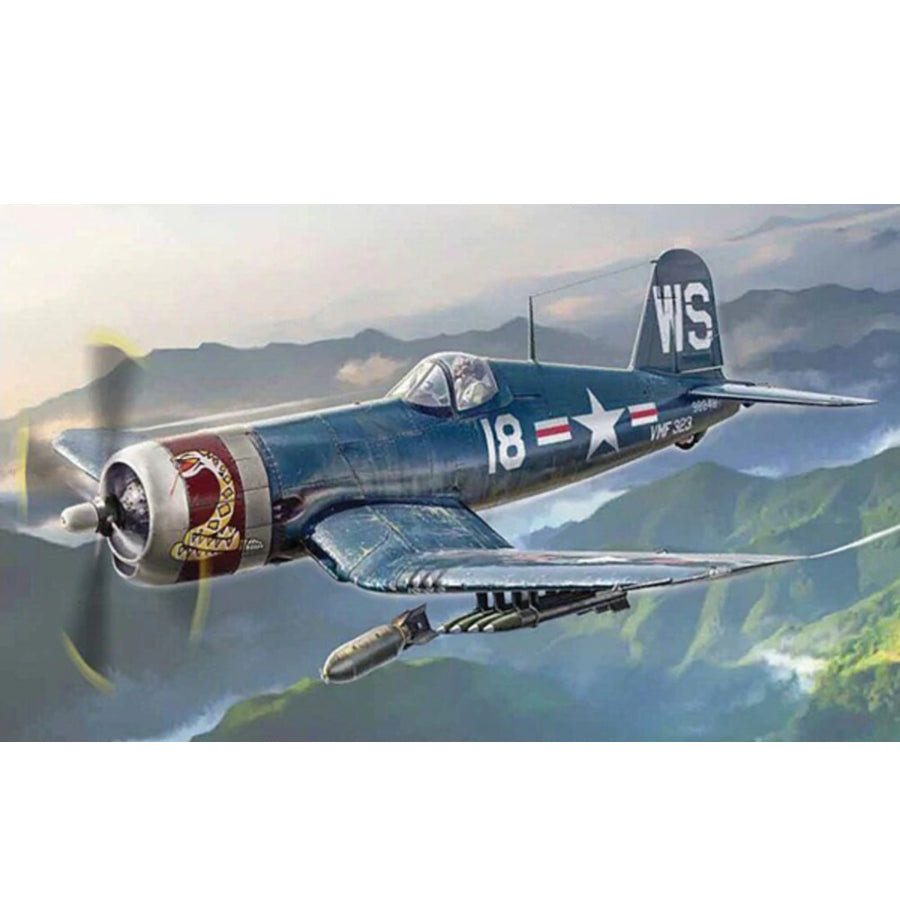 Italeri 1453S 1/72 F-4U4 Corsair Plastic Model Kit - Aussie Hobbies 