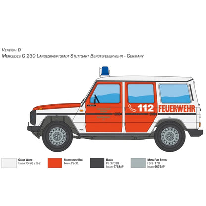 Italeri 3663S 1/24 Mercedes G230 Feuerwehr