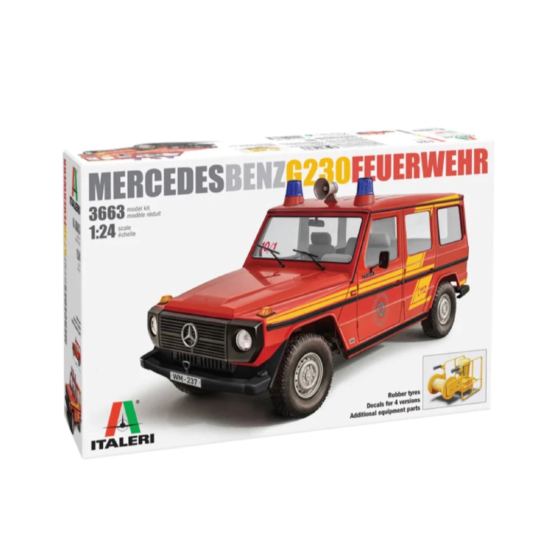 Italeri 3663S 1/24 Mercedes G230 Feuerwehr