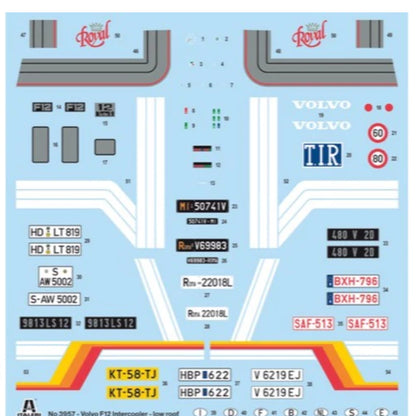 Italeri 3957S 1/24 Volvo F-12 Intercooler (Low Roof) with Accessories