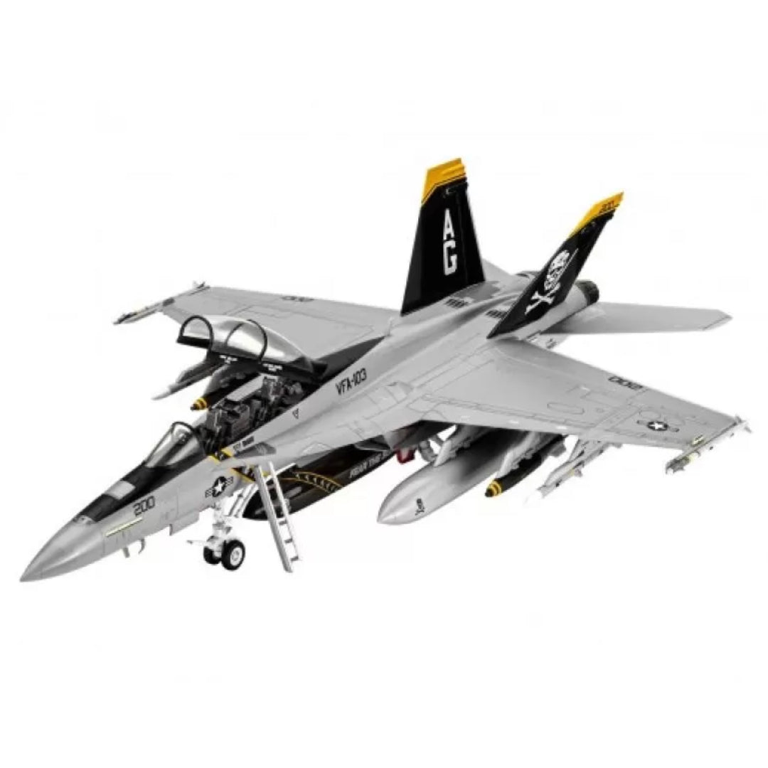 Revell 1/72 F/A-18F Super Hornet Scale Model Set (incl. Aqua Color)