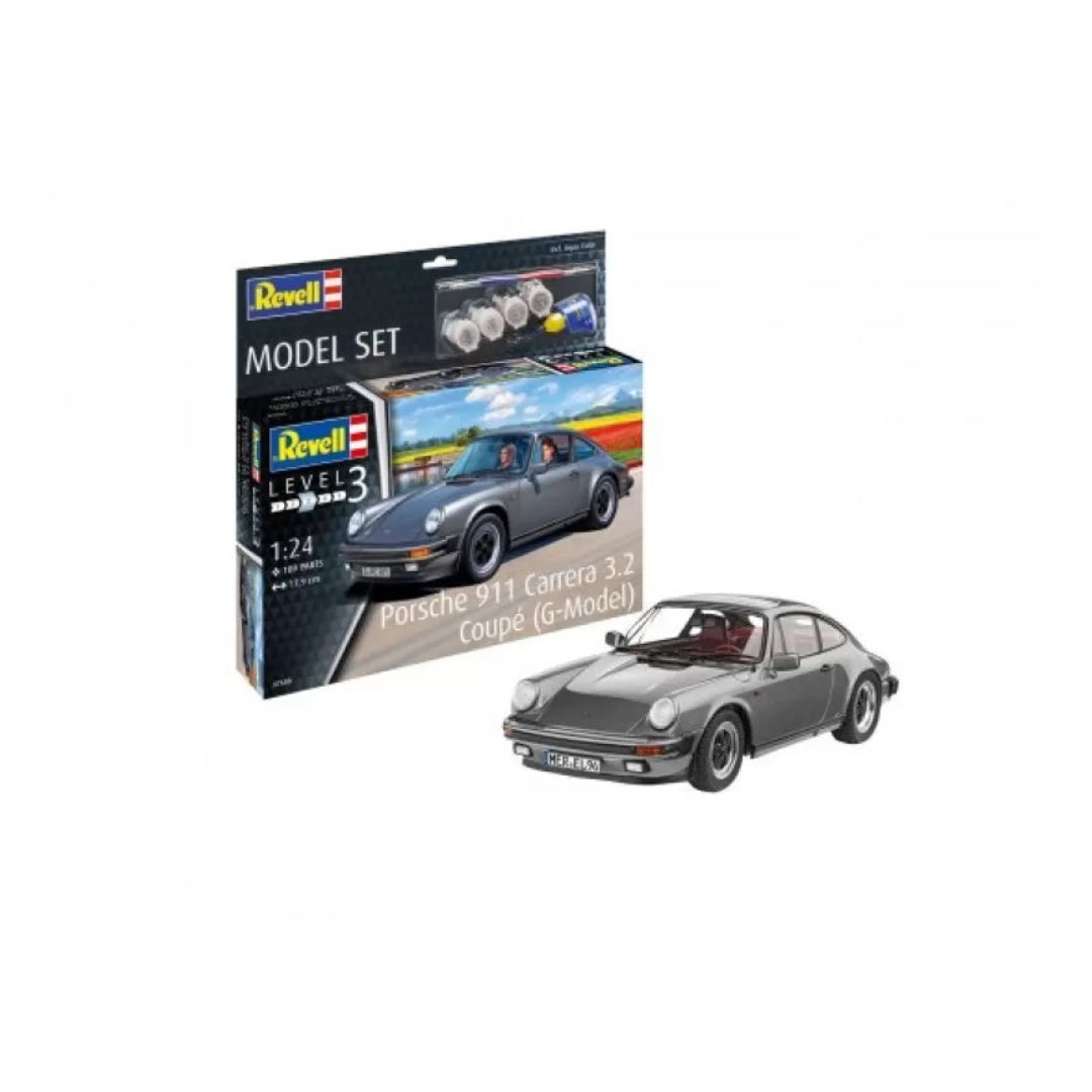 Revell 1/24 Porsche 911 Carrera 3.2 Coupé (G-Model) Scale Model Kit