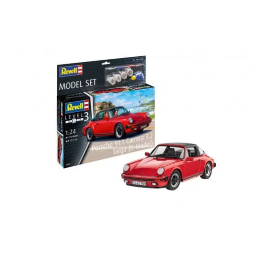 Revell 1/24 Porsche 911 Carrera 3.2 Targa (G-Model) Scale Model Kit