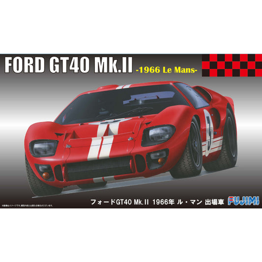 Fujimi Ford GT40 66 LeMans RS-51 1:24 Plastic Model Kit