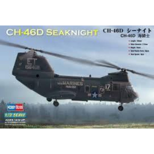 HobbyBoss CH-46 Sea Knight 1:72 Plastic Model Kit