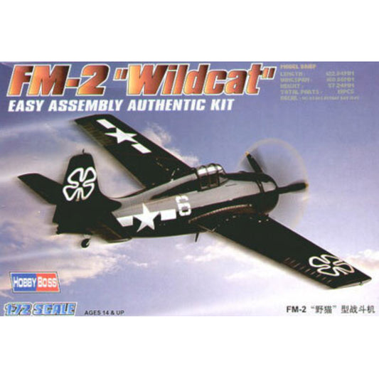 HobbyBoss FM-2 Wildcat 1:72 Plastic Model Kit