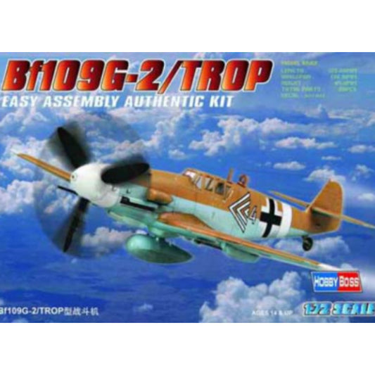 HobbyBoss Bf109 G-2/Trop 1:72 Plastic Model Kit