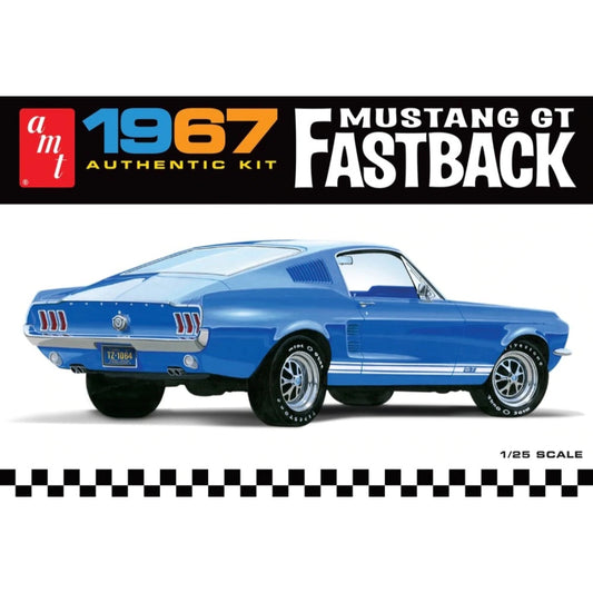 AMT 1/25 1967 Ford Mustang GT Fastback Plastic Model Kit