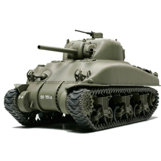 Tamiya US Medium Tank M4A1 Sherman 1:48 Plastic Model Kit + Aussie Hobbies