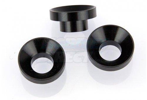 65047 Rovan 6x13x6mm Black Aluminium Countersunk Clutch Mount Spacers 3Pcs - Aussie Hobbies 