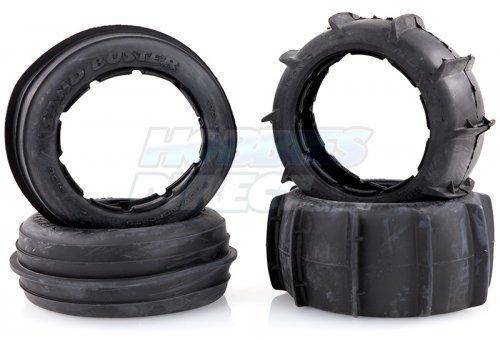 85048 | Rovan 4.7/5.5" Baja 5B Rear Sand Buster Tyres Set - Aussie Hobbies 