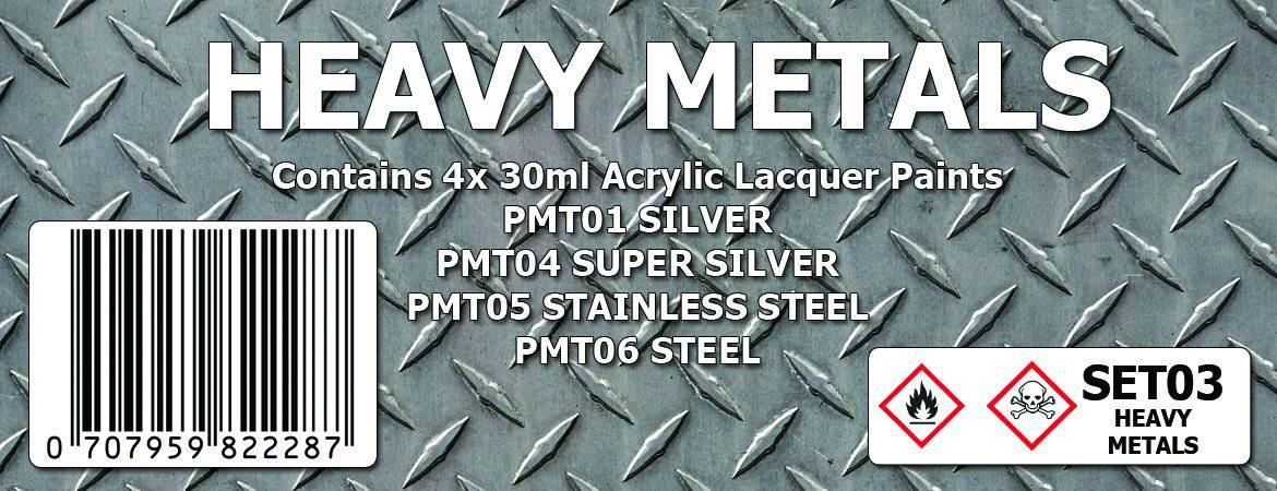 HEAVY METALS Colour Set - Aussie Hobbies 