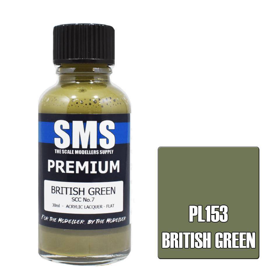 Premium BRITISH GREEN SCC No.7 30ml - Aussie Hobbies 