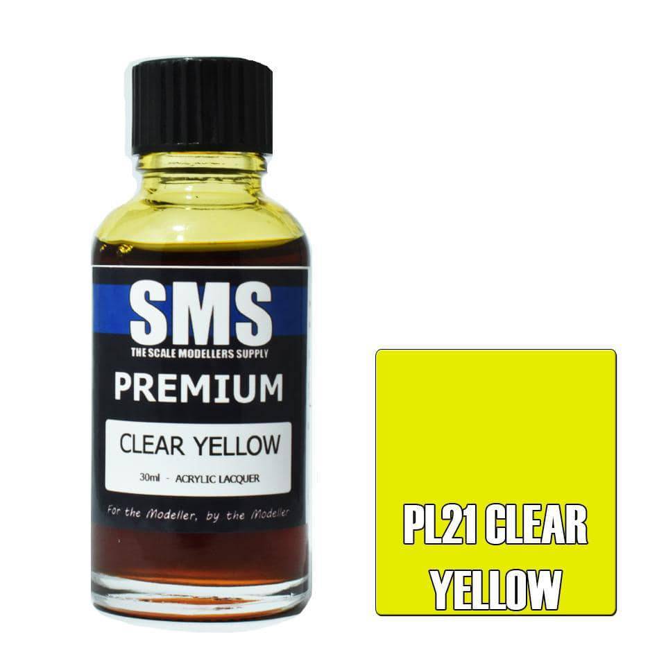 Premium CLEAR YELLOW 30ml - Aussie Hobbies 