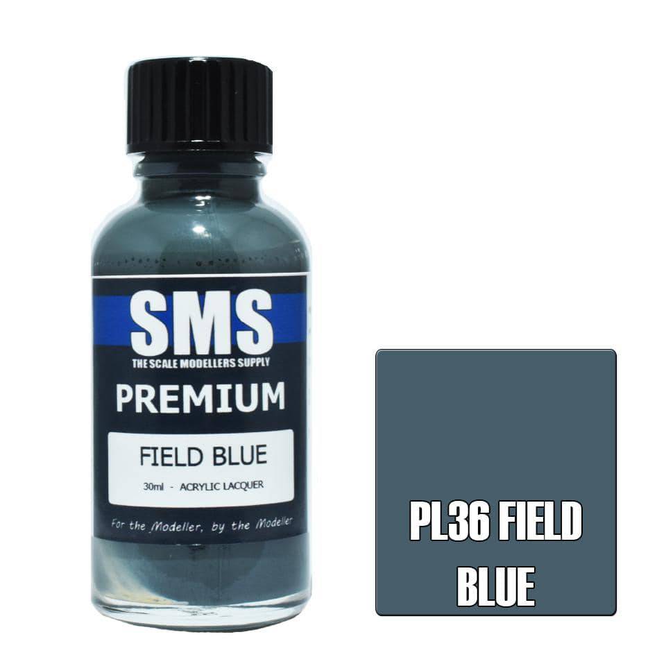 Premium FIELD BLUE RAL5008 30ml - Aussie Hobbies 