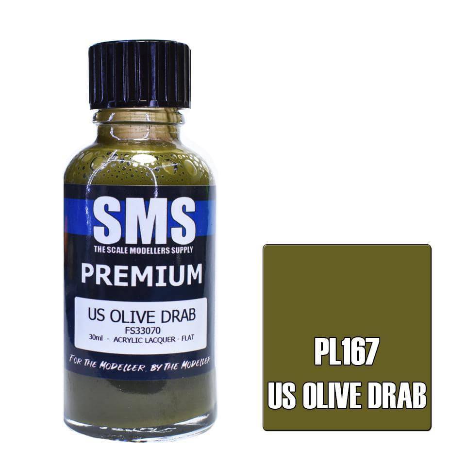 Premium US OLIVE DRAB FS33070 30ml - Aussie Hobbies 