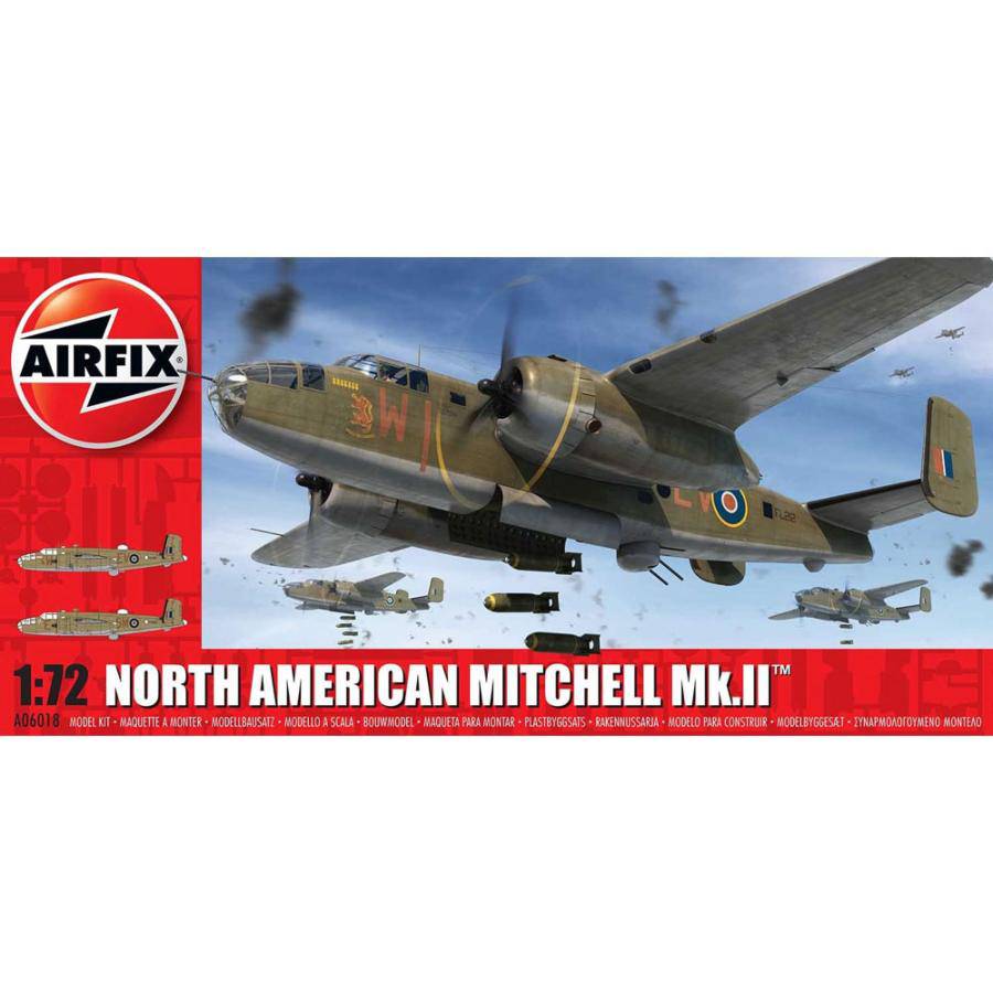 AirFix North American Mitchell MK.II 1:72 Plastic Model Kit - Aussie Hobbies 