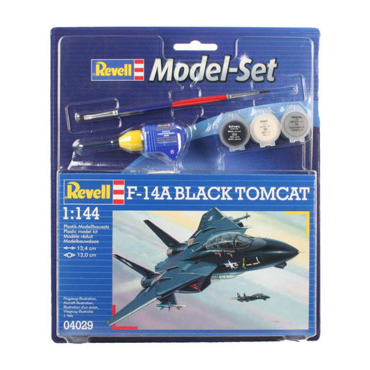 Revell Set F-14A Black Tomcat Plastic Model Kit - Aussie Hobbies 