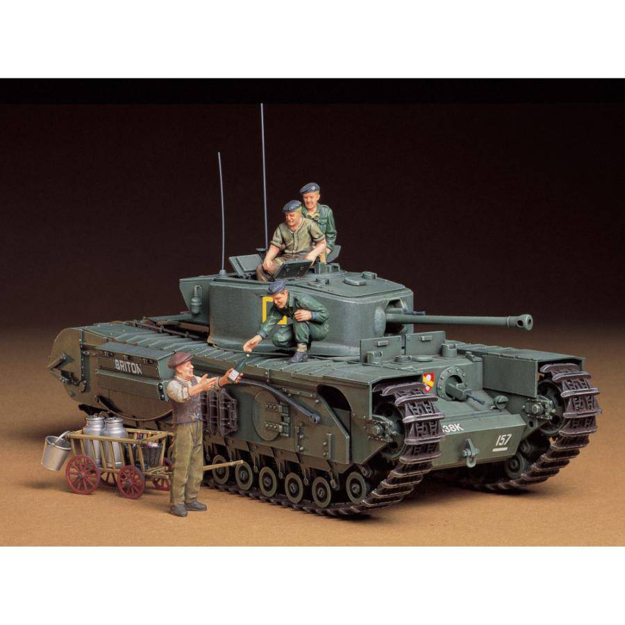 Tamiya British Churchill VII Plastic Model Kit - Aussie Hobbies 