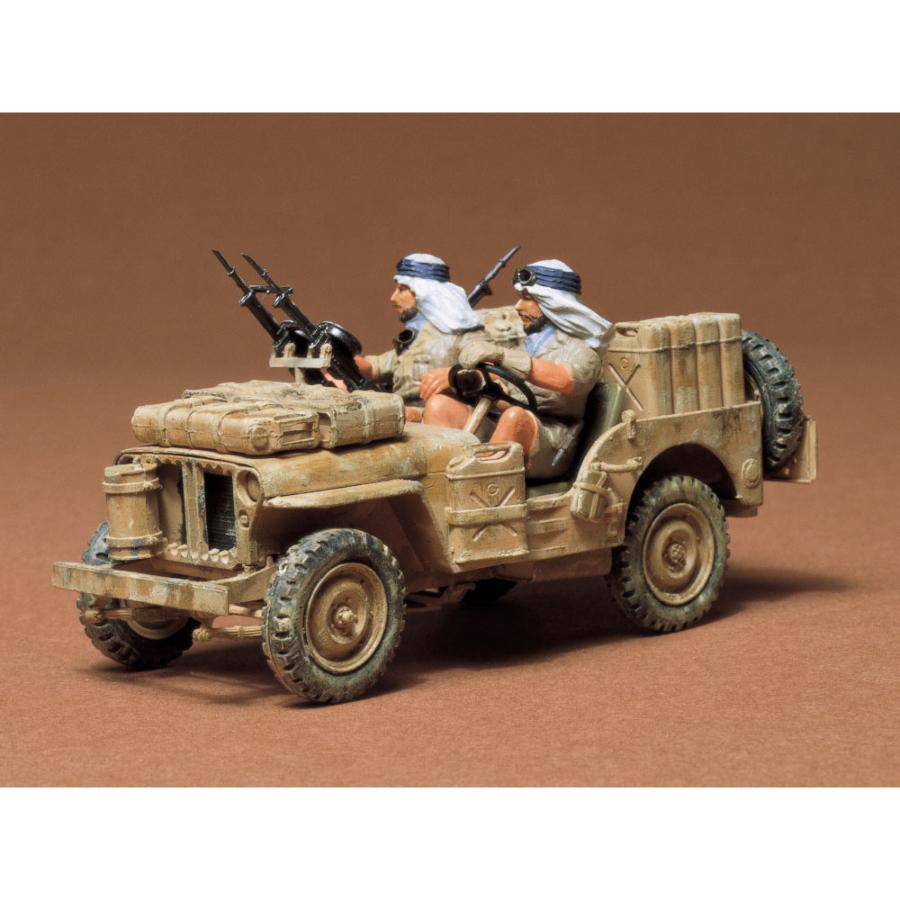 Tamiya British SAS Jeep Plastic Model Kit - Aussie Hobbies 