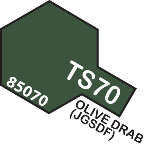 Tamiya Spray Paint Olive Drab JGSDF TS-70 - Aussie Hobbies 