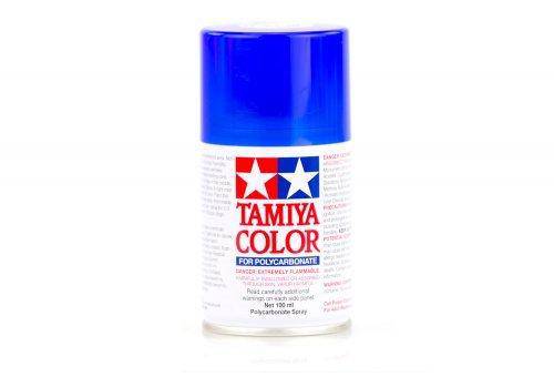 Tamiya - Spray Paint Polycarbonate Translucent Blue PS-38 - Aussie Hobbies 