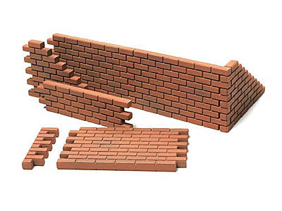 Tamiya Brick Wall, Sand Bag & Barricade Set 1:48 Plastic Model Kit - Aussie Hobbies 